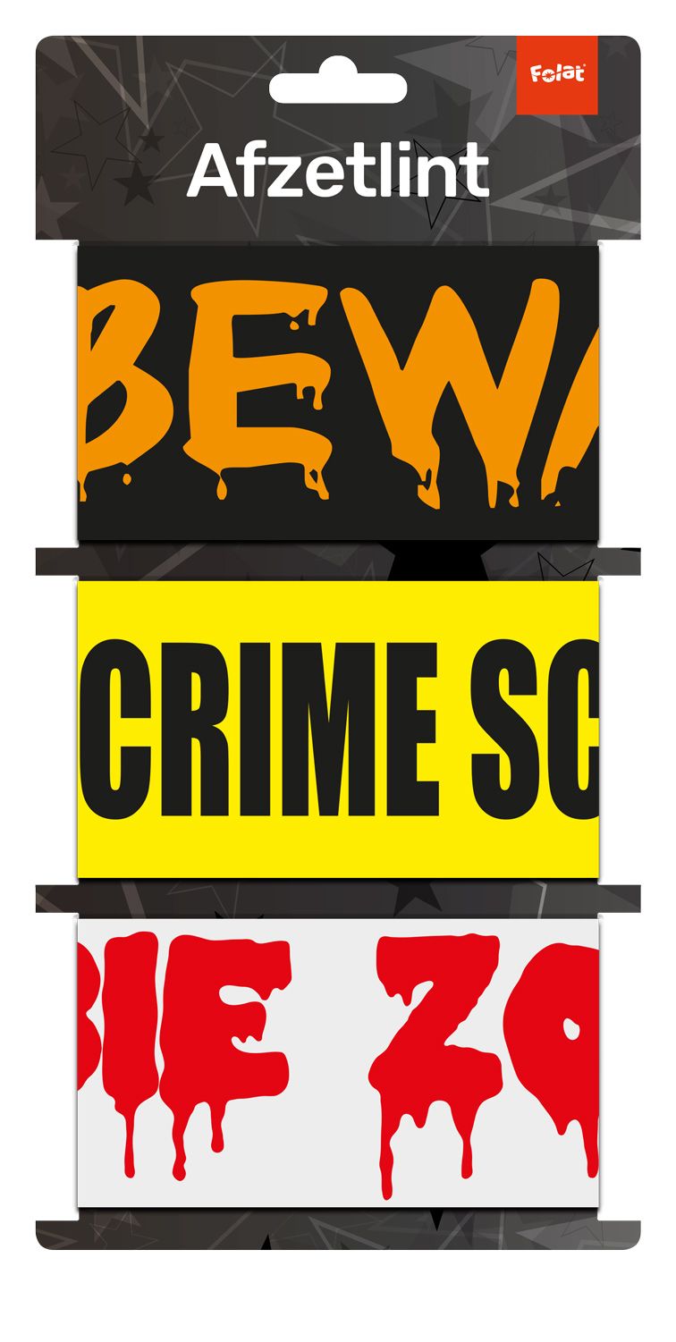 Halloween 3 Soorten Afzetlinten
