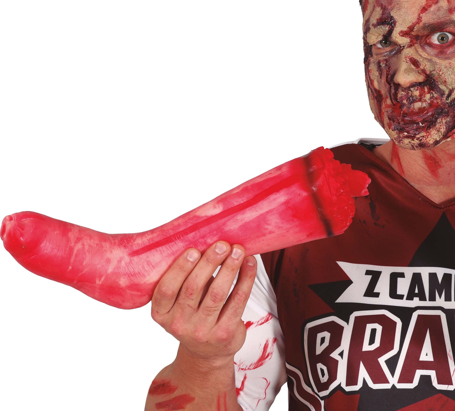 Halloween Afgehakte Been Latex