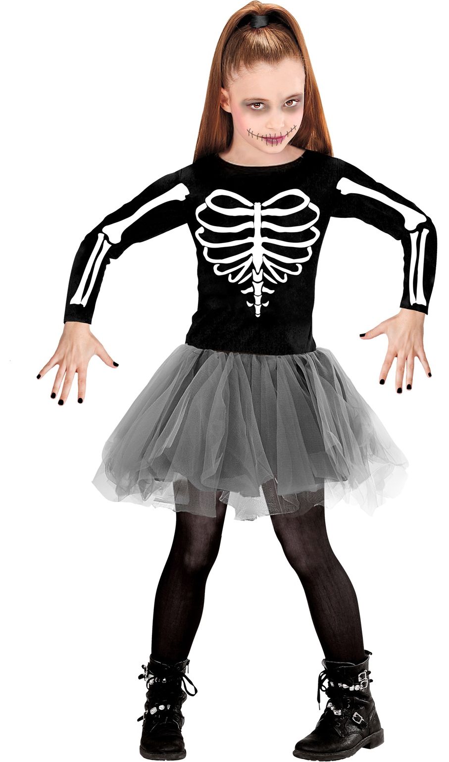 Halloween Ballerina Skelet Jurkje Dames
