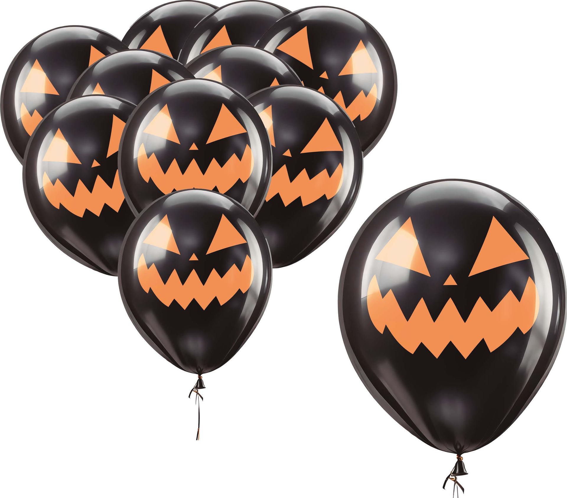 Halloween Black Pumpkin Ballonnen 30cm