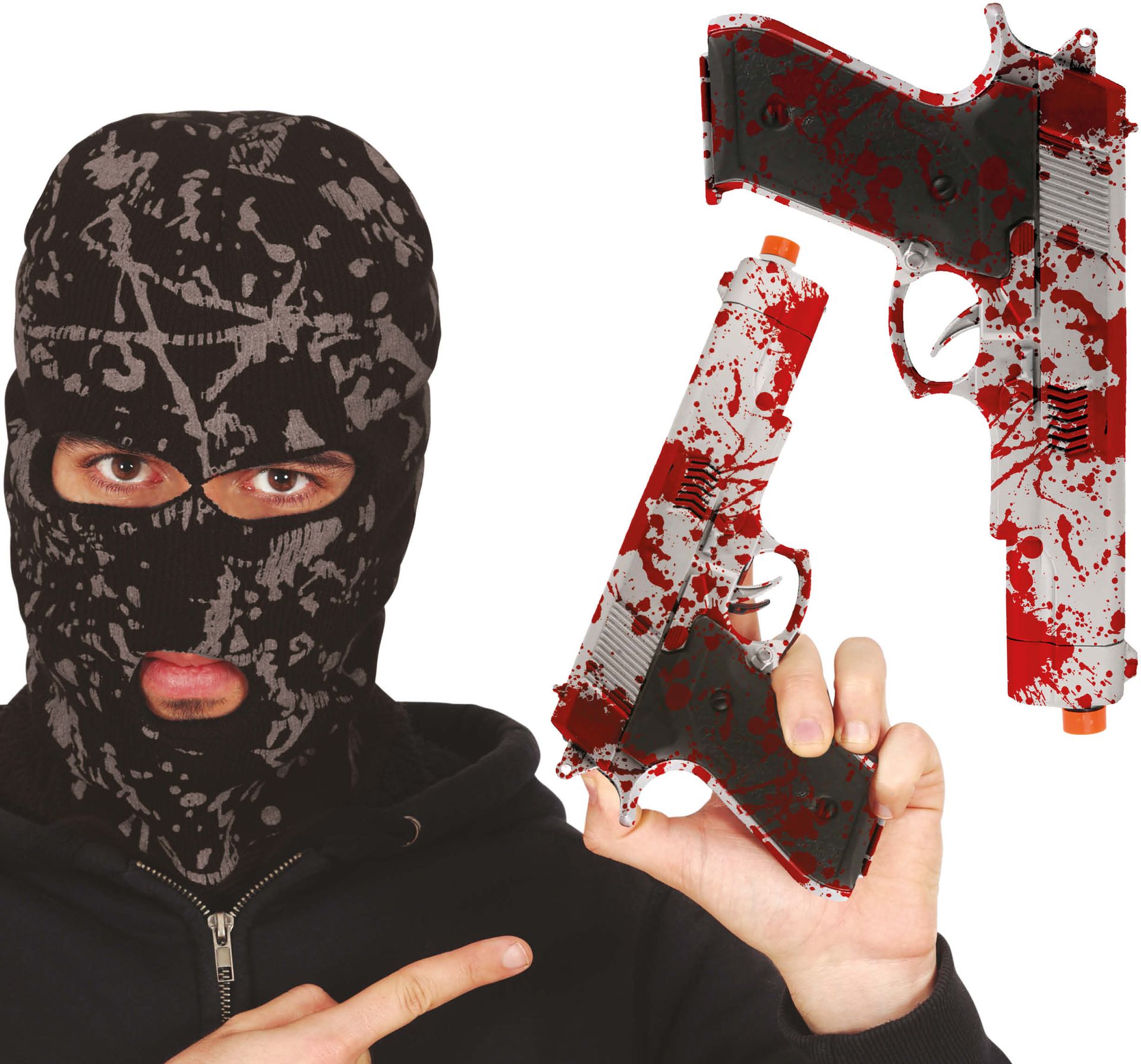 Halloween Bloederig Pistool 24cm