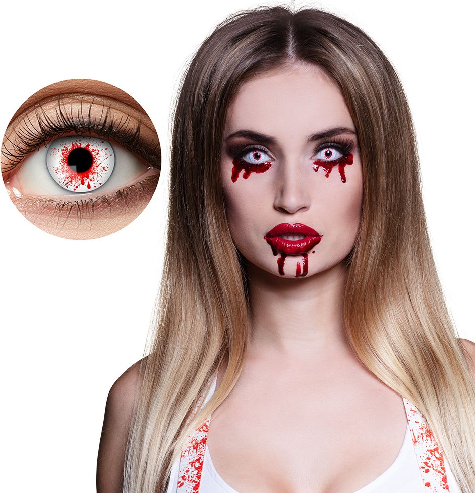 Halloween Bloederige Kleur Lenzen
