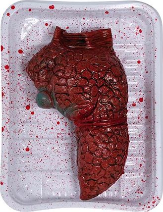 Halloween Bloederige Nep Long In Bakje