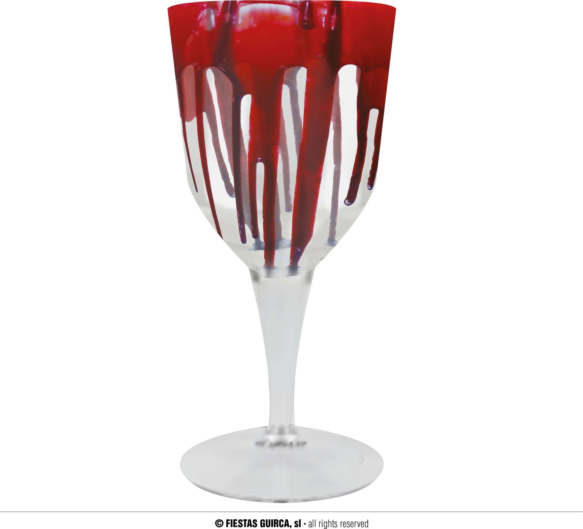 Halloween Bloederige Wijnglas