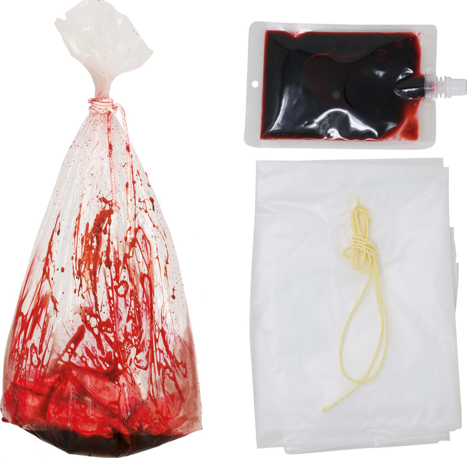 Halloween Bloederige Zak met Touw