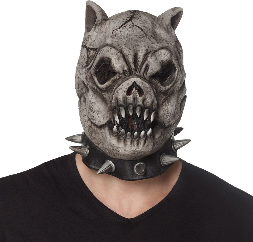 Halloween bulldog masker
