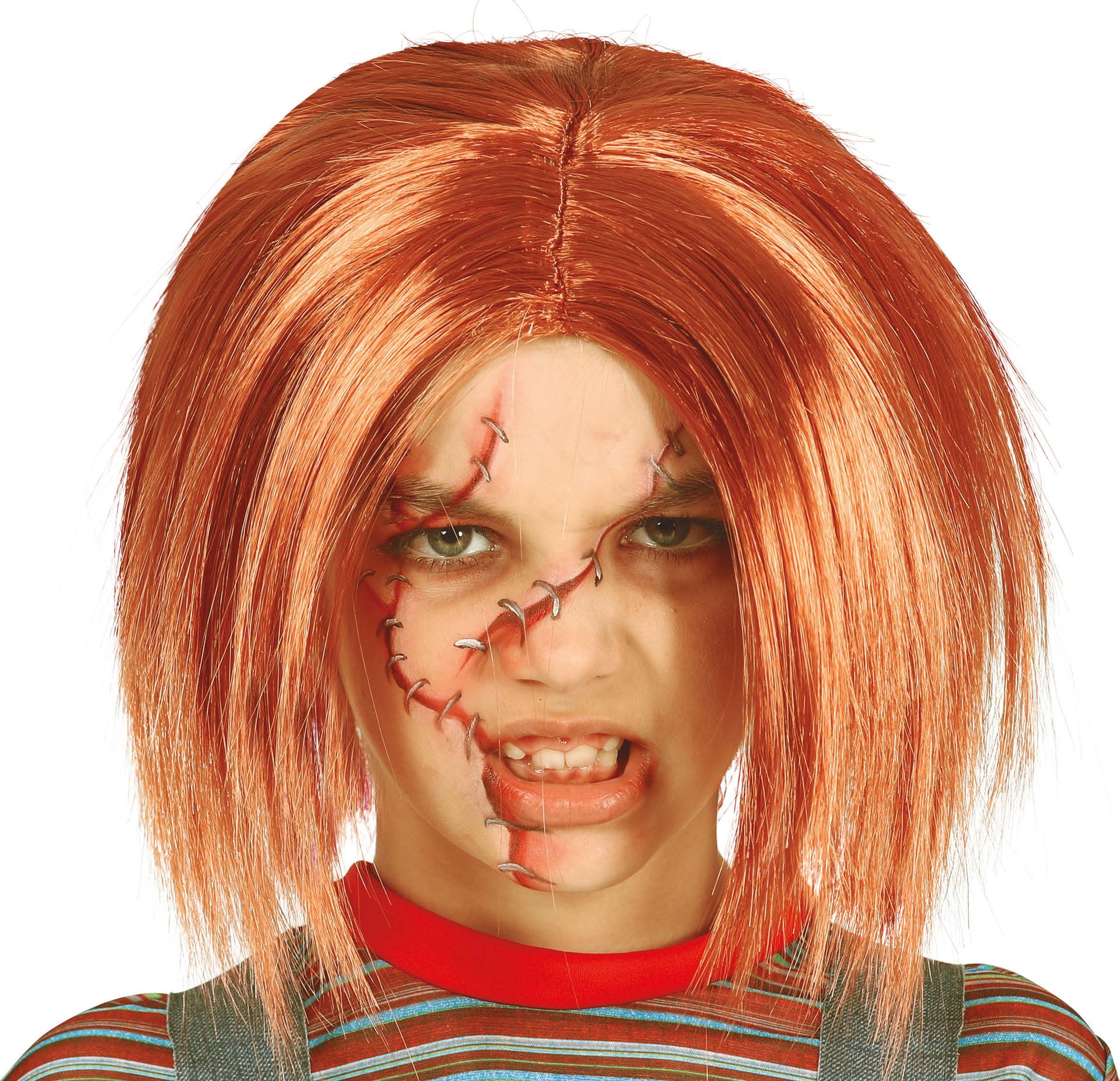 Halloween Chucky Pruik Kind