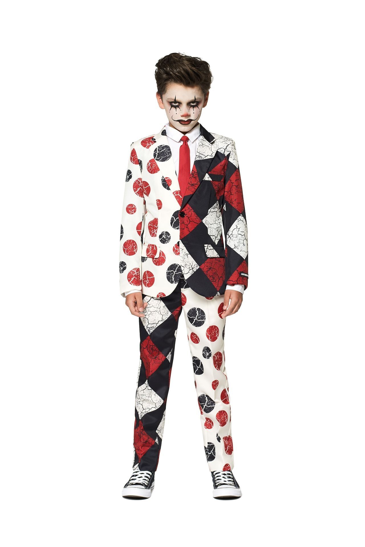 Halloween Clown IT Suitmeister kostuum jongens