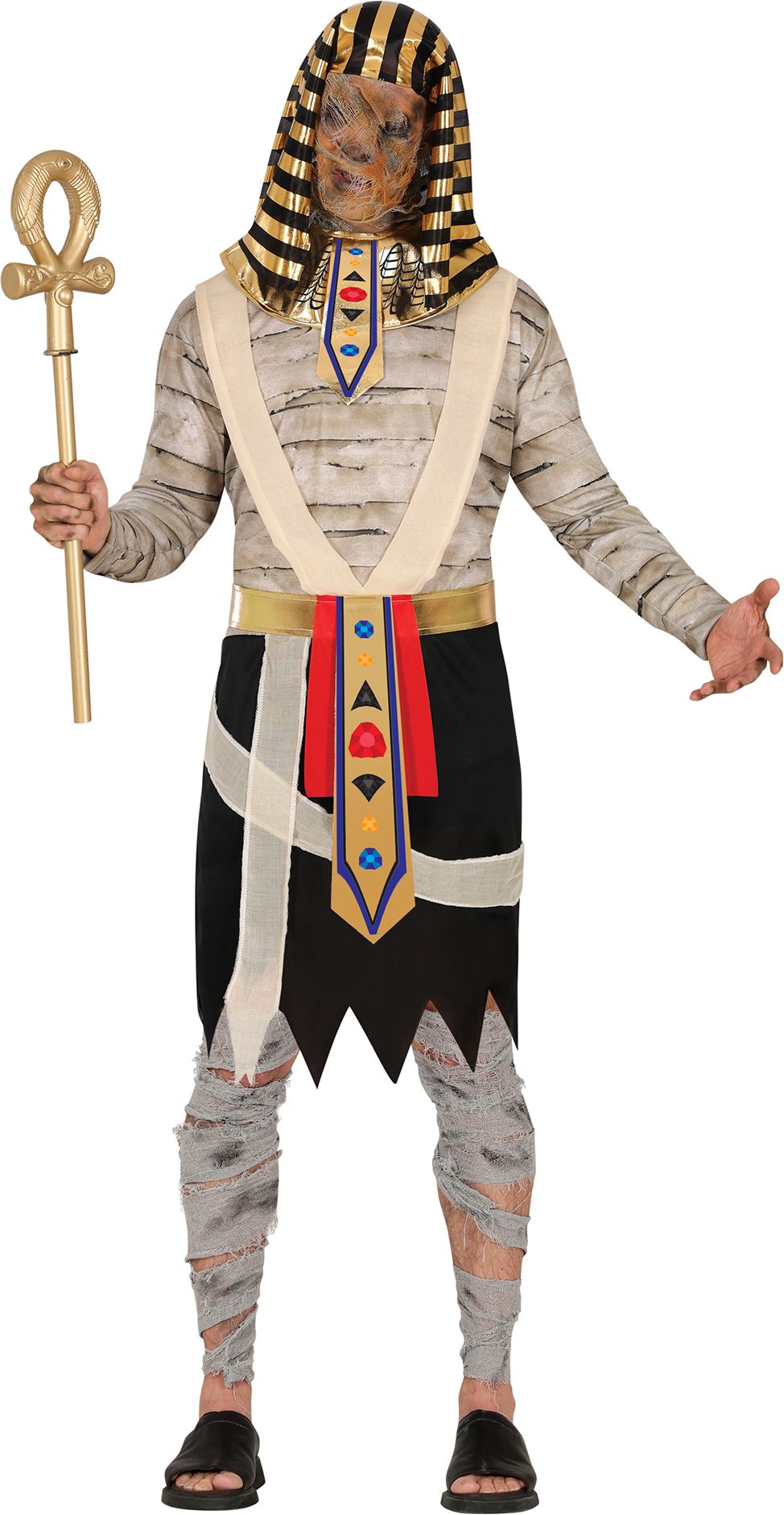 Halloween Farao Mummie Kostuum Volwassenen