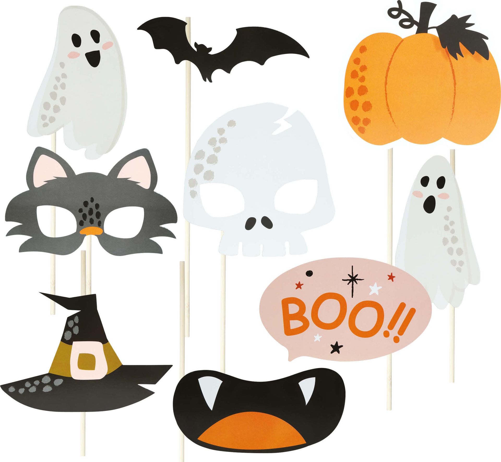 Halloween Figuren Photobooth Accessoires