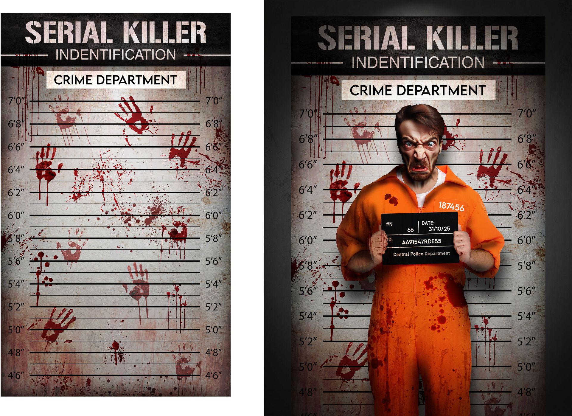 Halloween Fotobooth Achtergrond 120X200cm