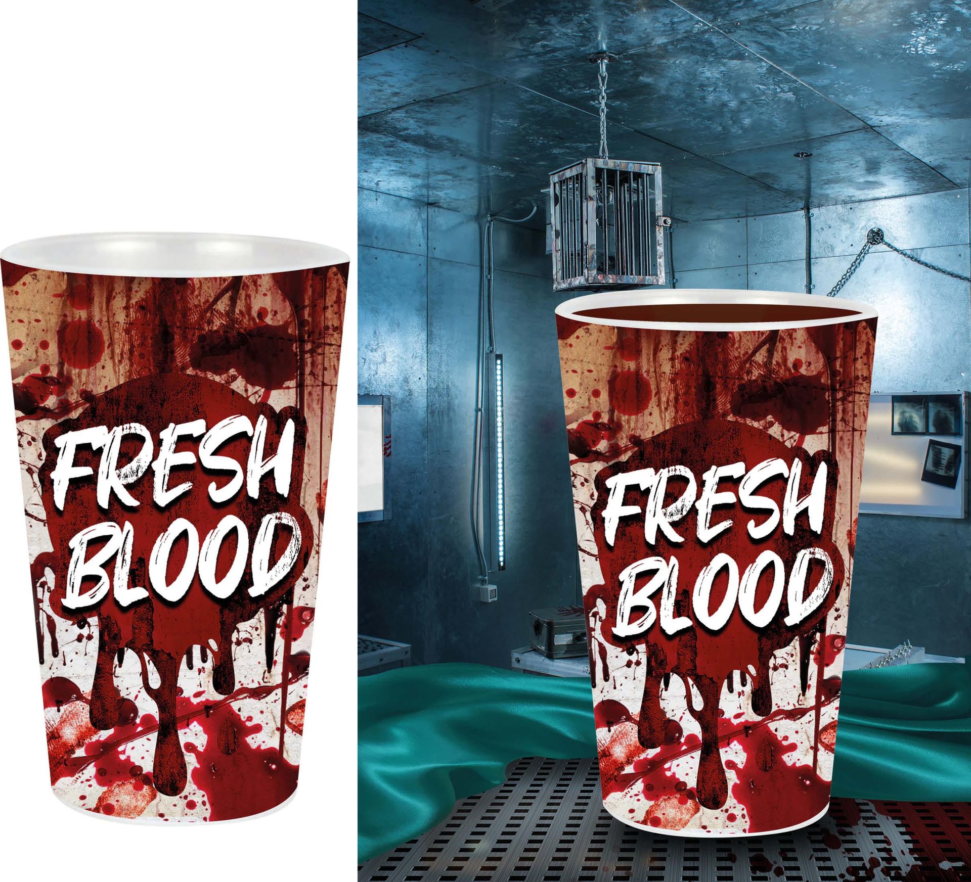 Halloween Fresh Blood Partybeker