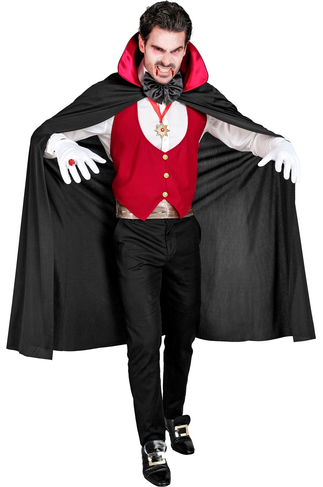 Halloween griezel vampier kostuum heren