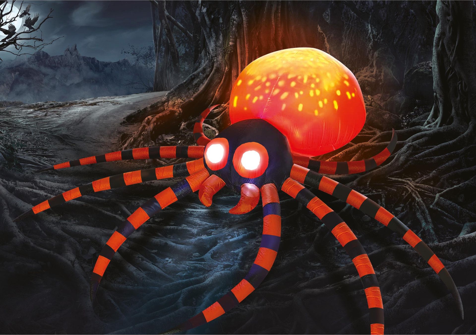 Halloween Grote Opblaasbare Spin 180cm