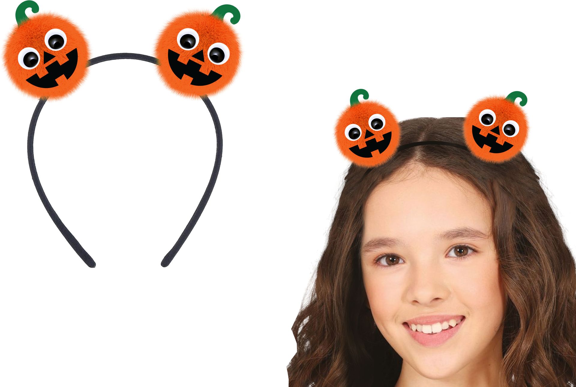 Halloween Haarband Pompoen Oranje Kinderen