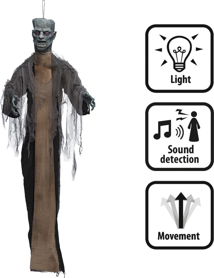 Halloween Hangende Dead Fred met Licht & Geluid