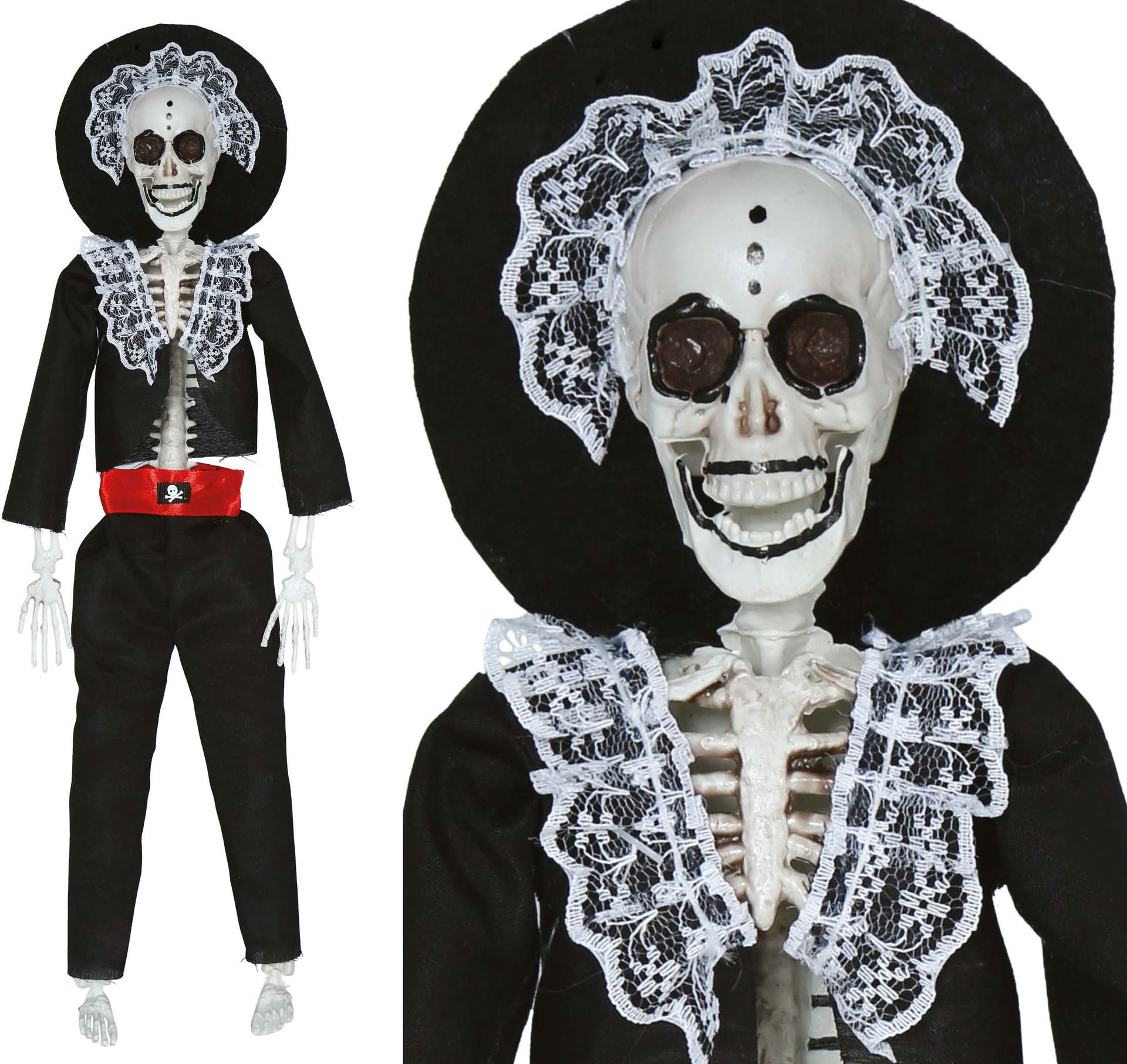 Halloween Hangpop Skelet Dia De Los Muertos 40cm