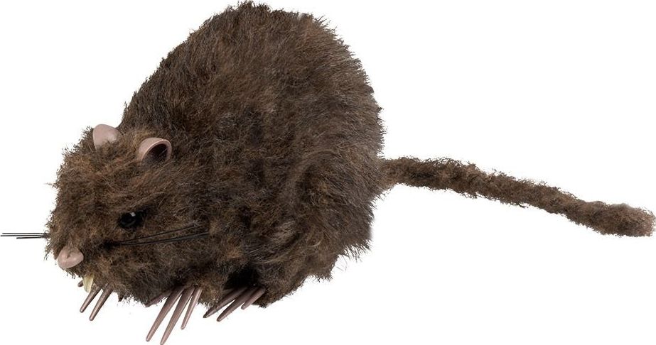 Halloween Harige Bruine Rat Decoratie