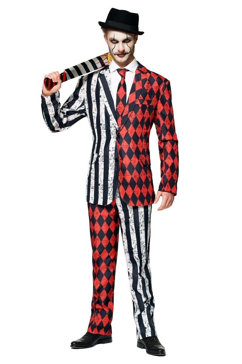 Halloween Harlekijn Suitmeister kostuum