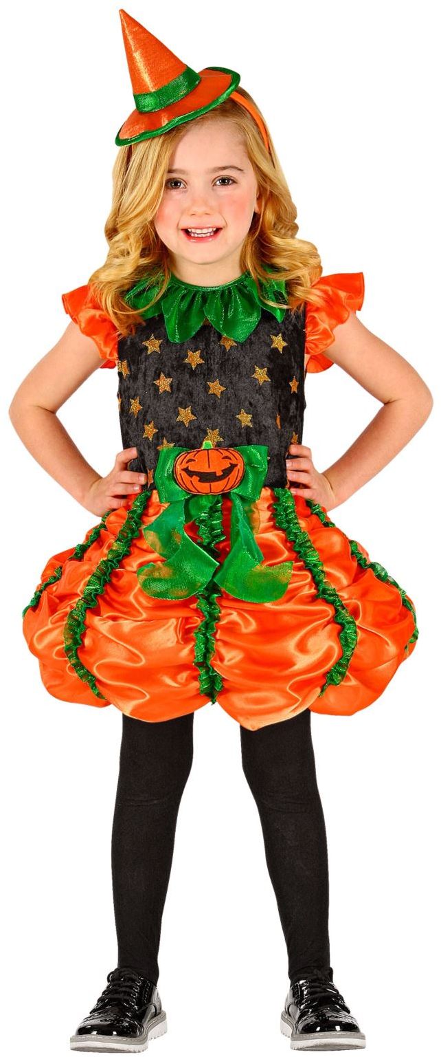 Halloween Heks Pompoen Jurkje