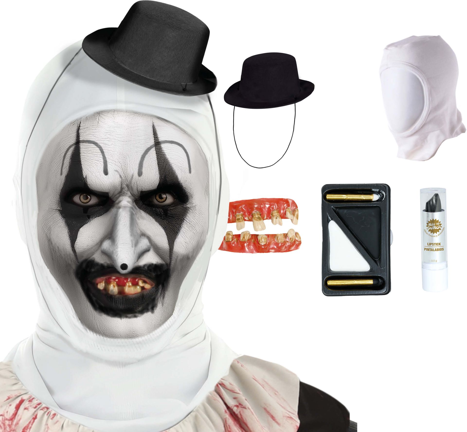 Halloween Horror Clown set 5-Delig