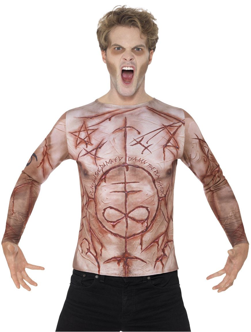 Halloween horror lichaam shirt