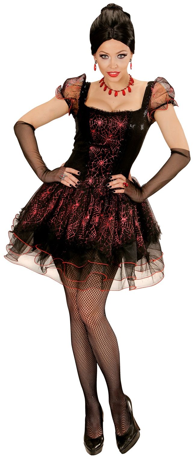 Halloween Jurk Spinnenweb