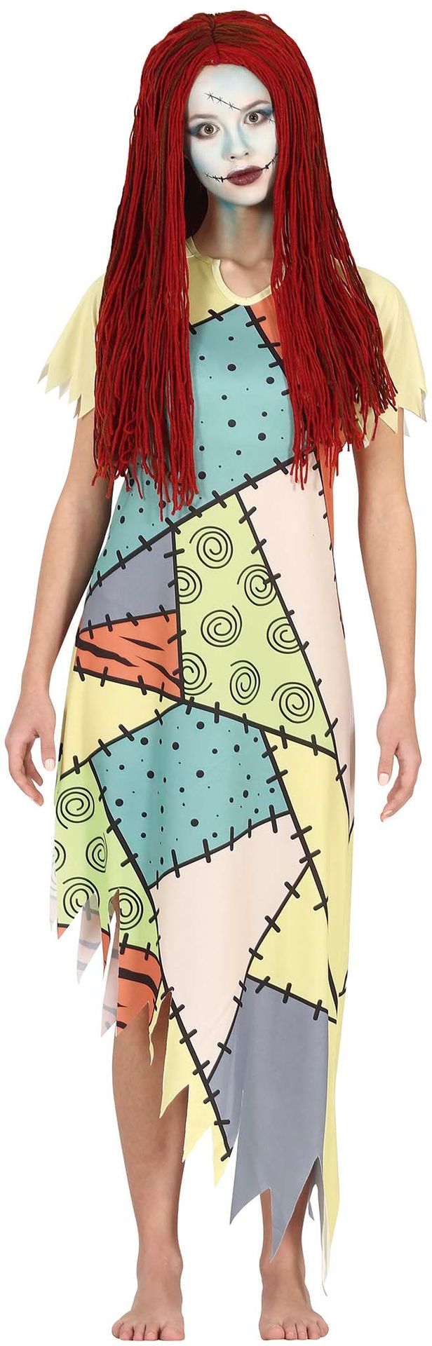 Halloween Lappenpop Kostuum Vrouw