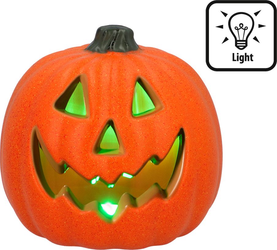 Halloween Lichtgevende Pompoen 20cm