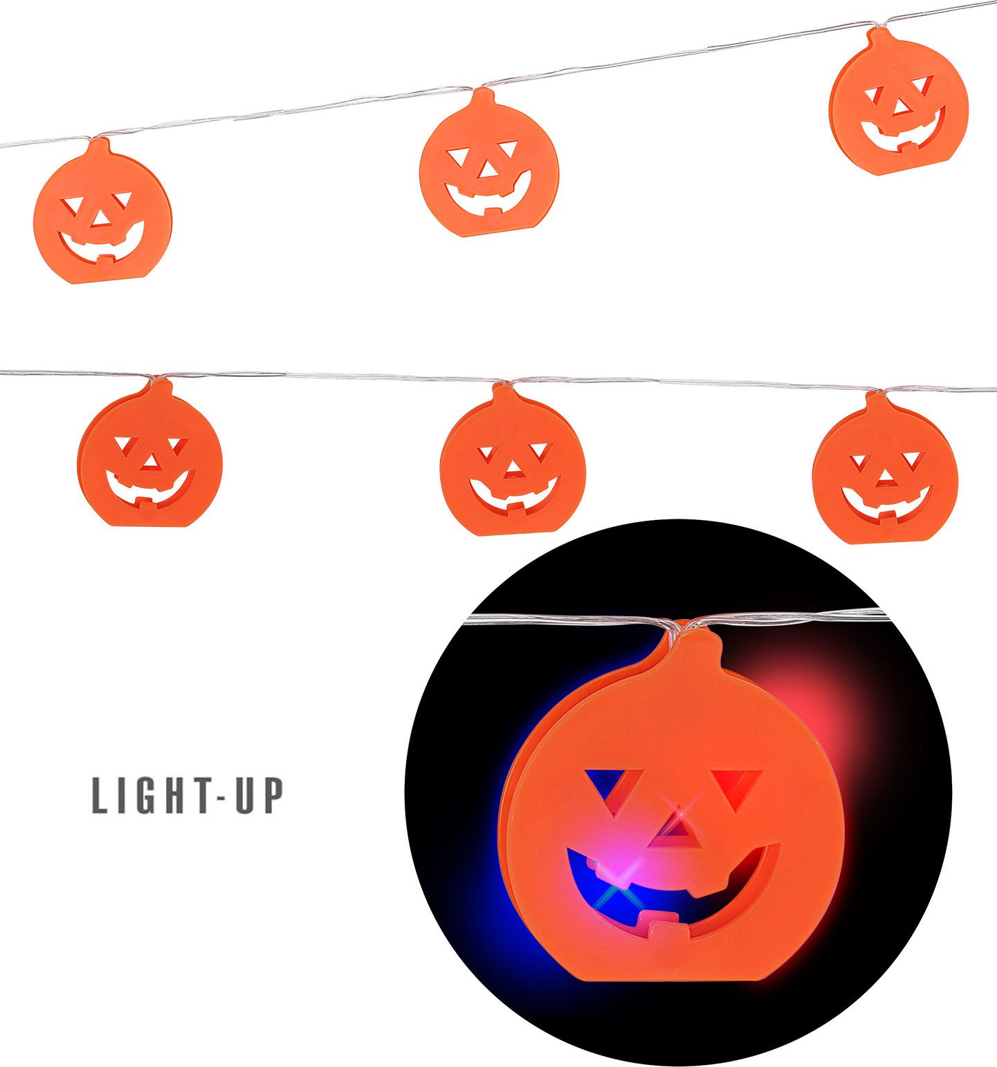 Halloween Meerkleurige Verlichting Pompoen