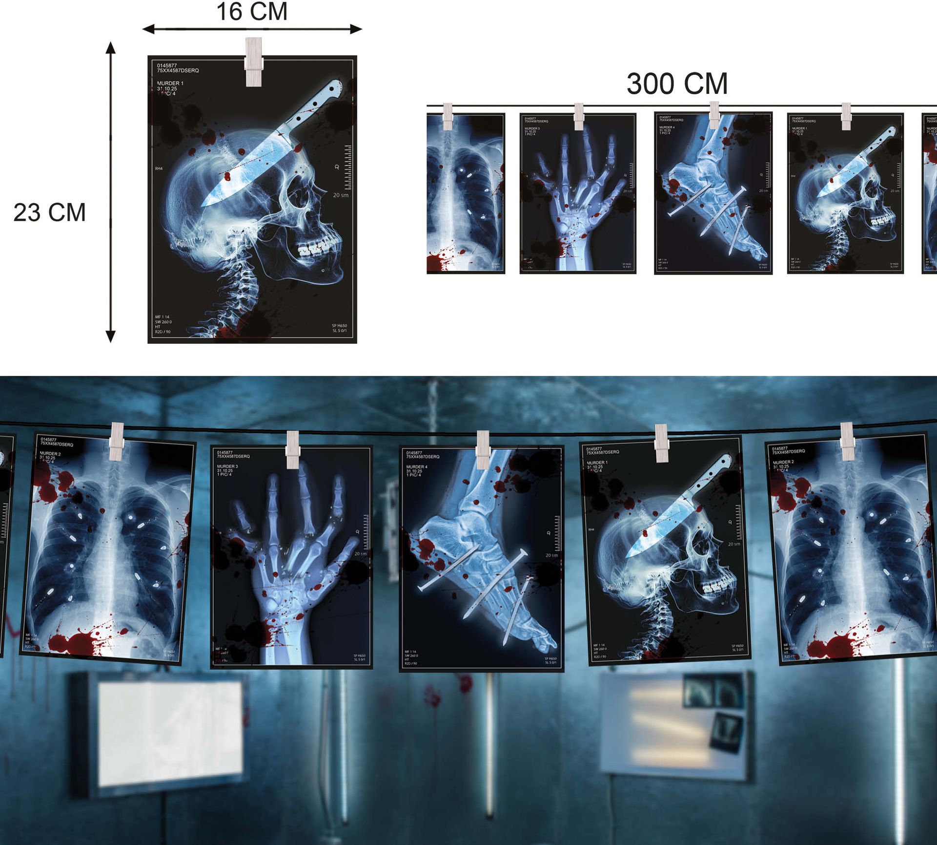 Halloween Moord X-Ray Röntgen Figuurslinger 3M
