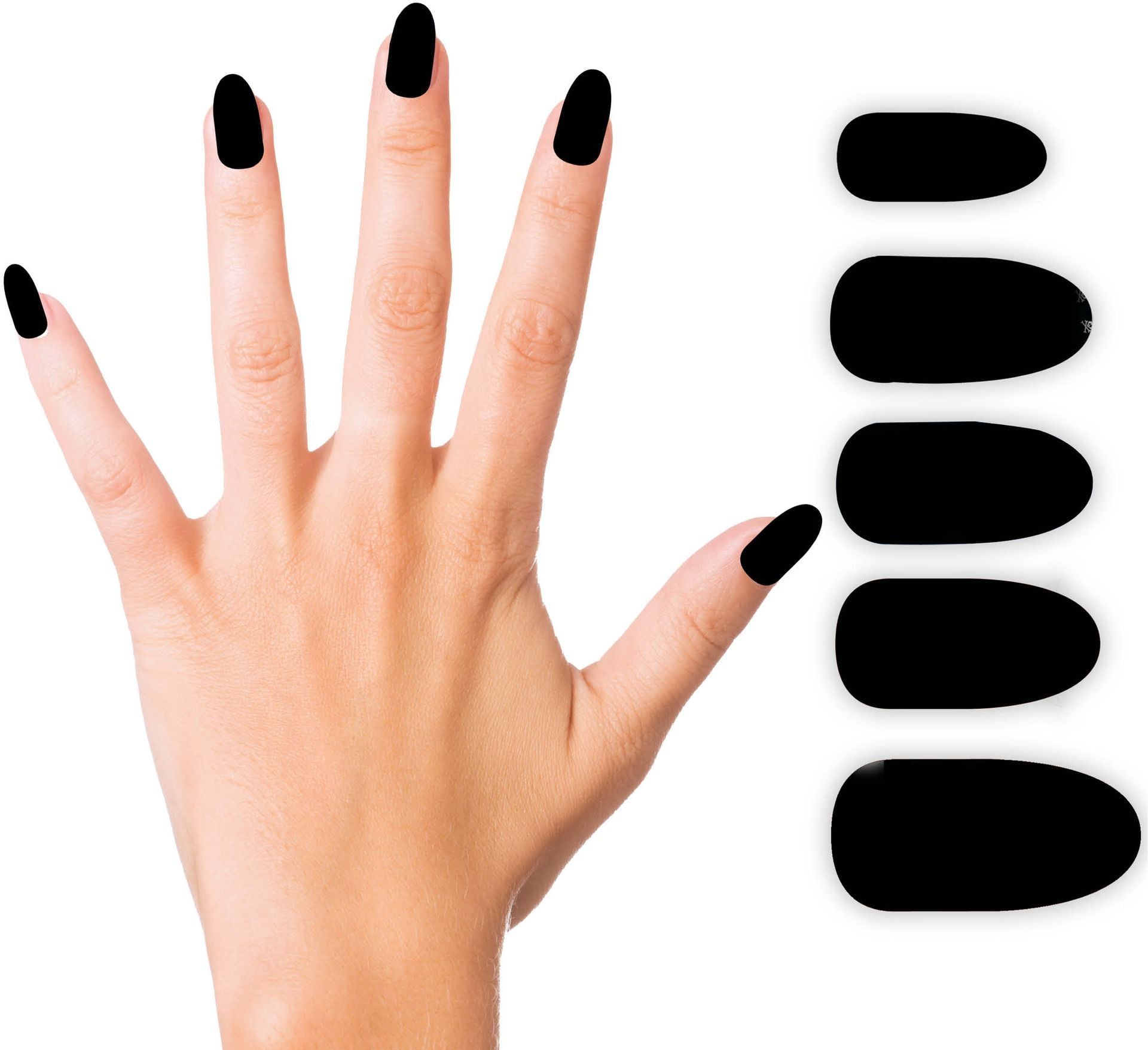 Halloween Nagels Zwart