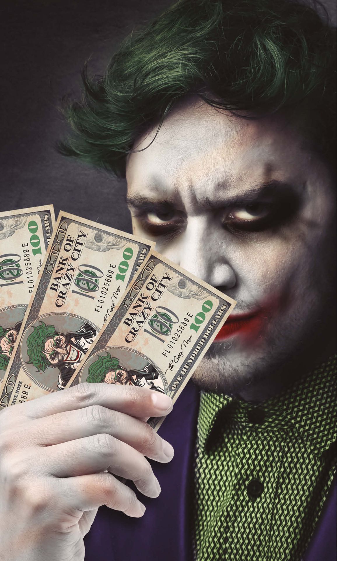 Halloween Nep Geld The Joker