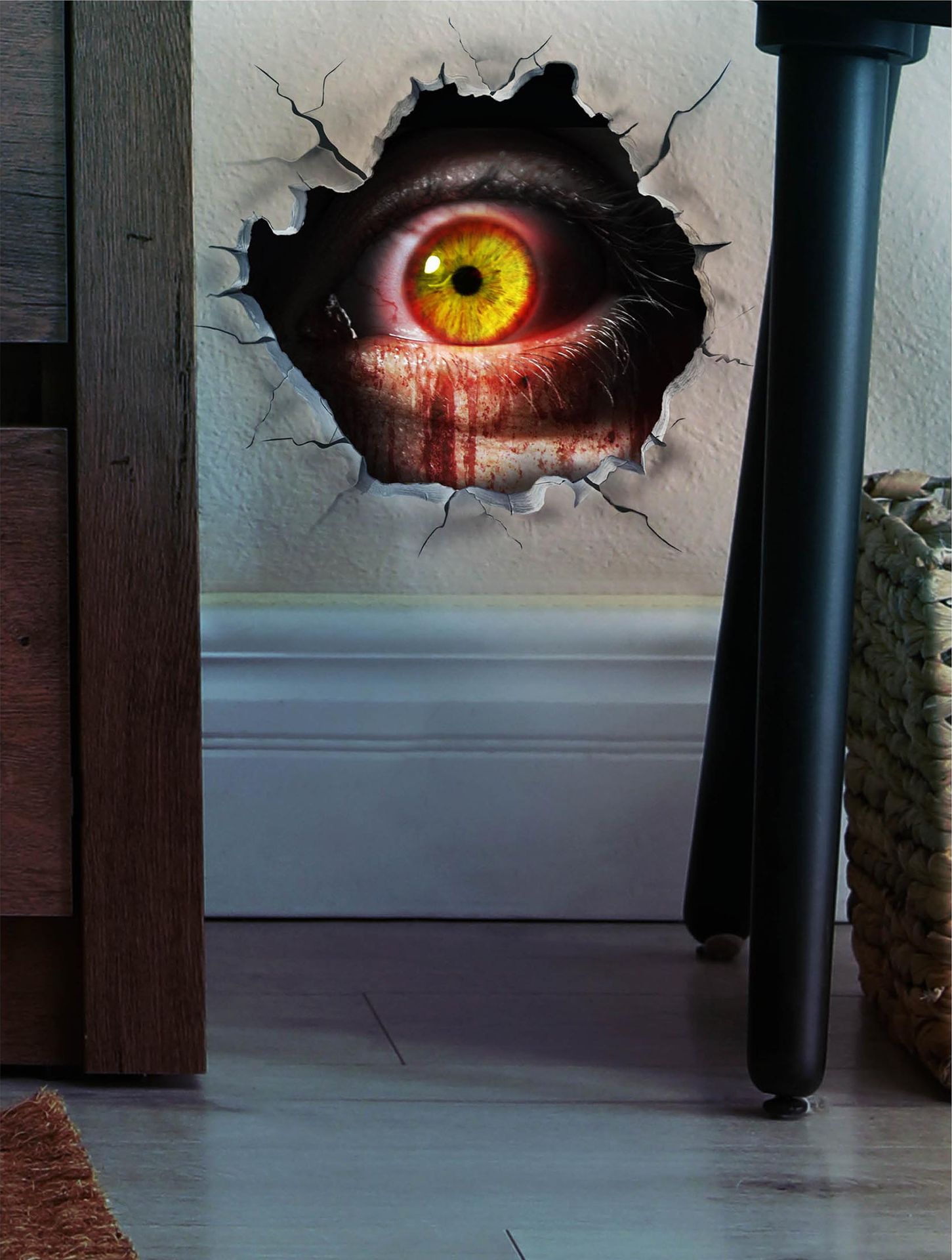 Halloween Oog In Muursticker