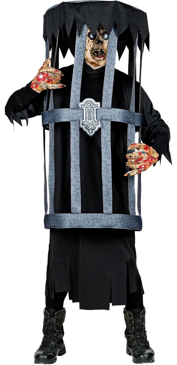 Halloween Opgesloten In Kooi Kostuum