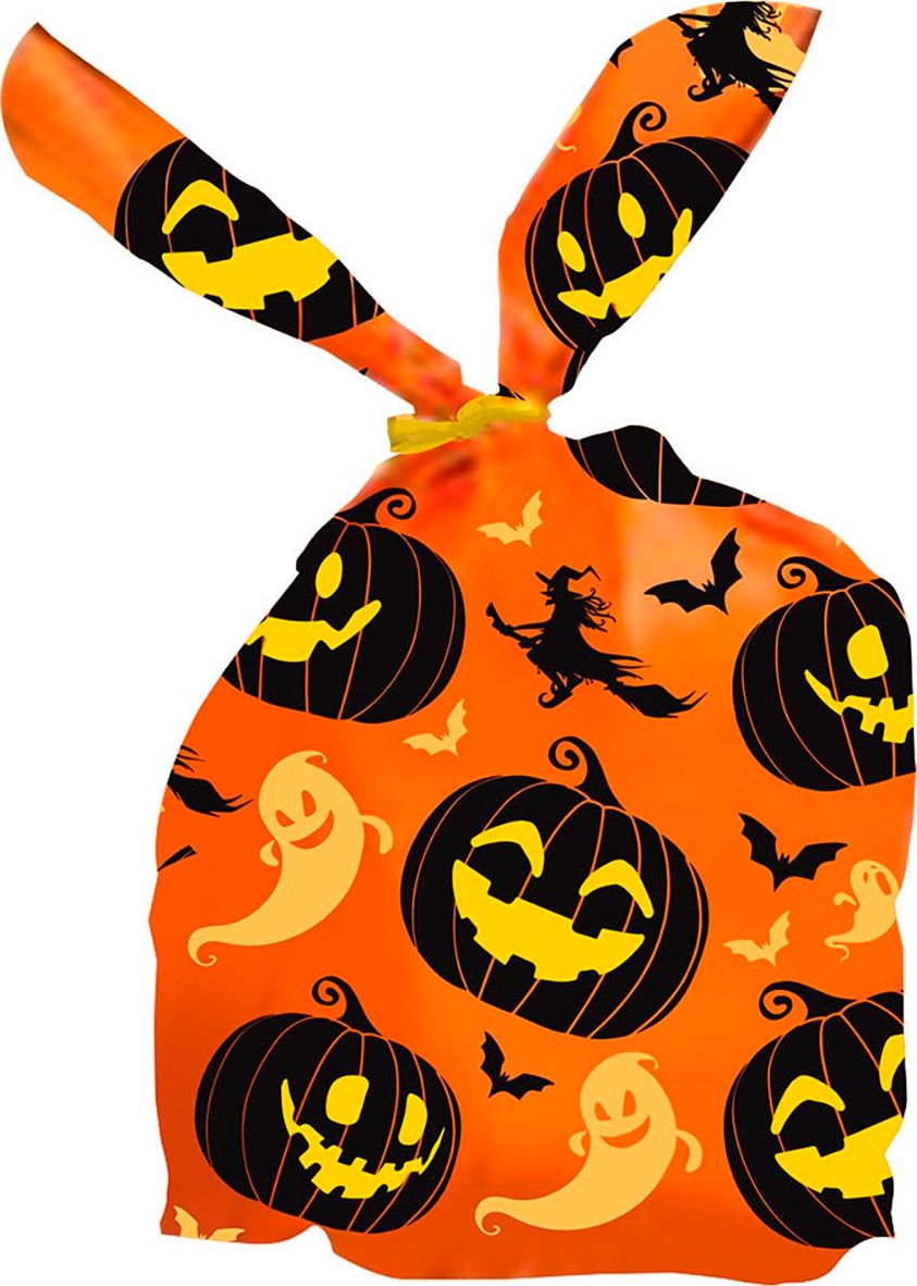 Halloween Oranje Pompoen Uitdeelzakjes