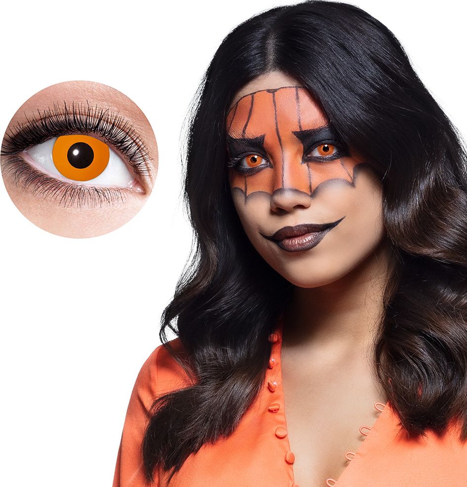 Halloween Oranje Pompoen Weeklenzen