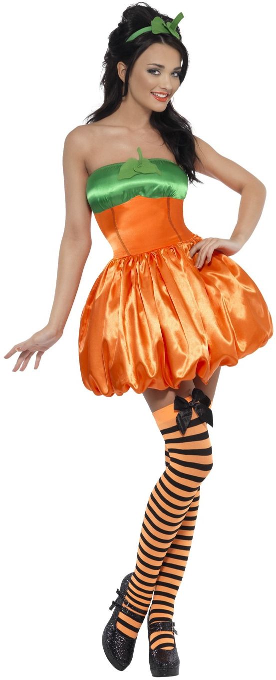 Halloween Oranje Pompoenen Jurkje