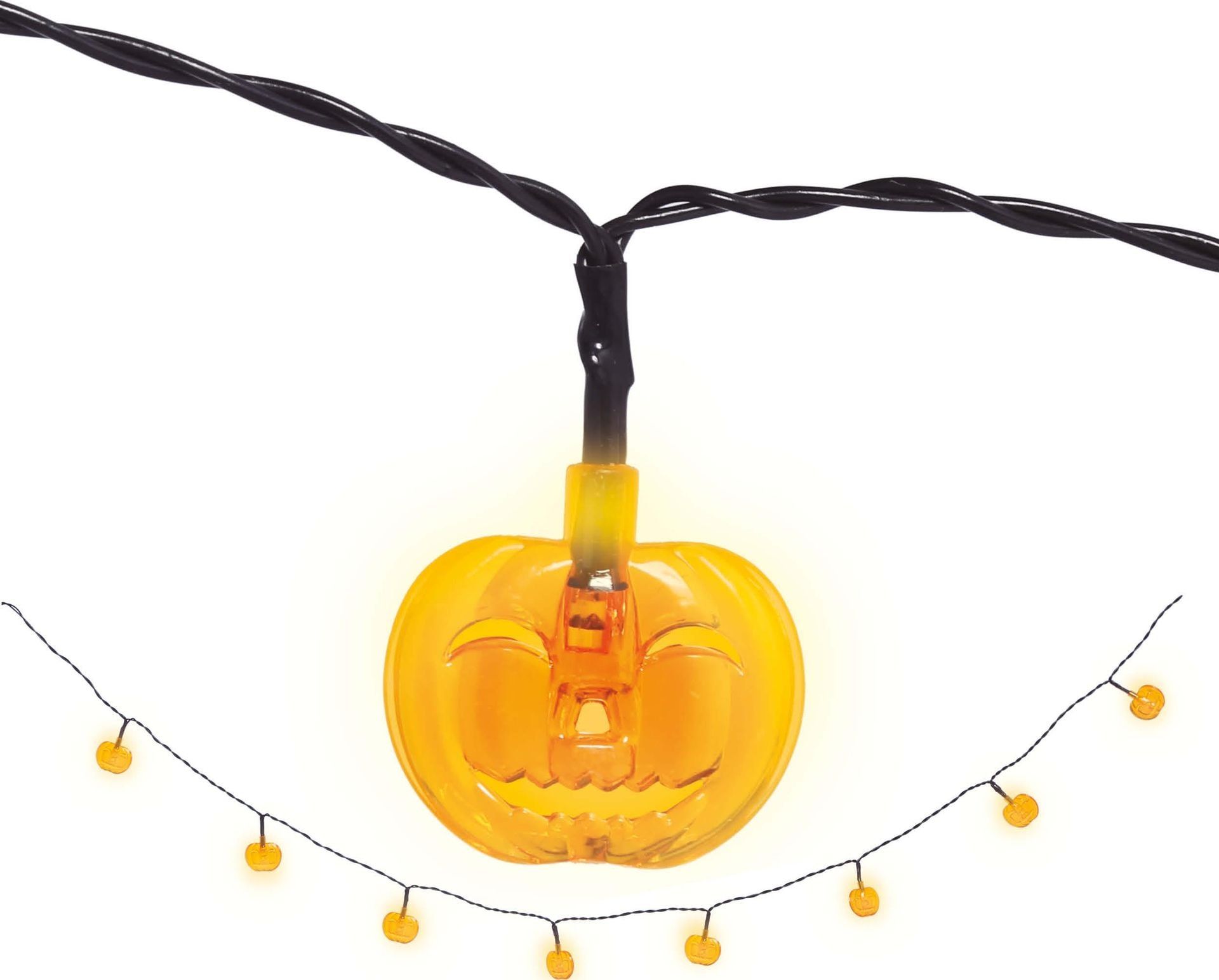 Halloween Oranje Pompoenen Lichtslinger