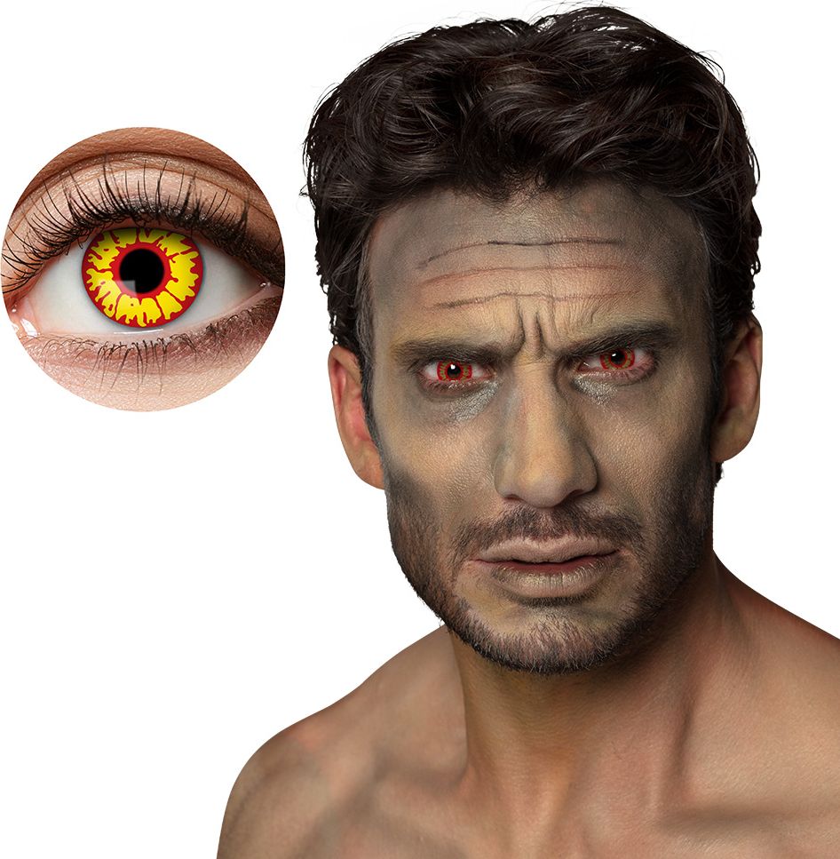 Halloween Orc Monster Kleur Lenzen