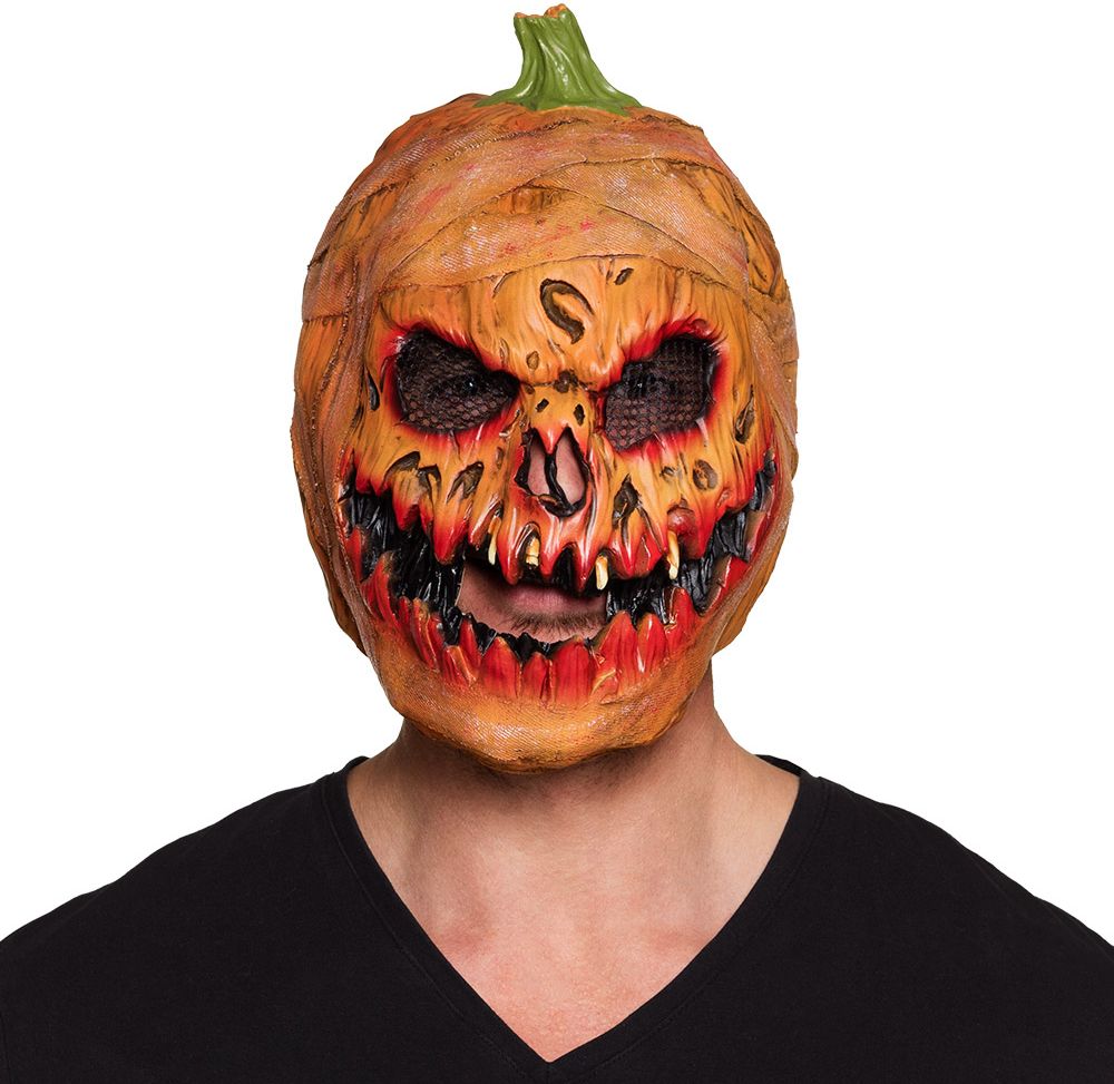 Halloween pompoen latex masker