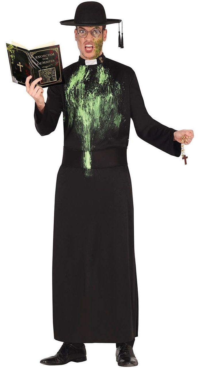 Halloween priester exorcist kostuum