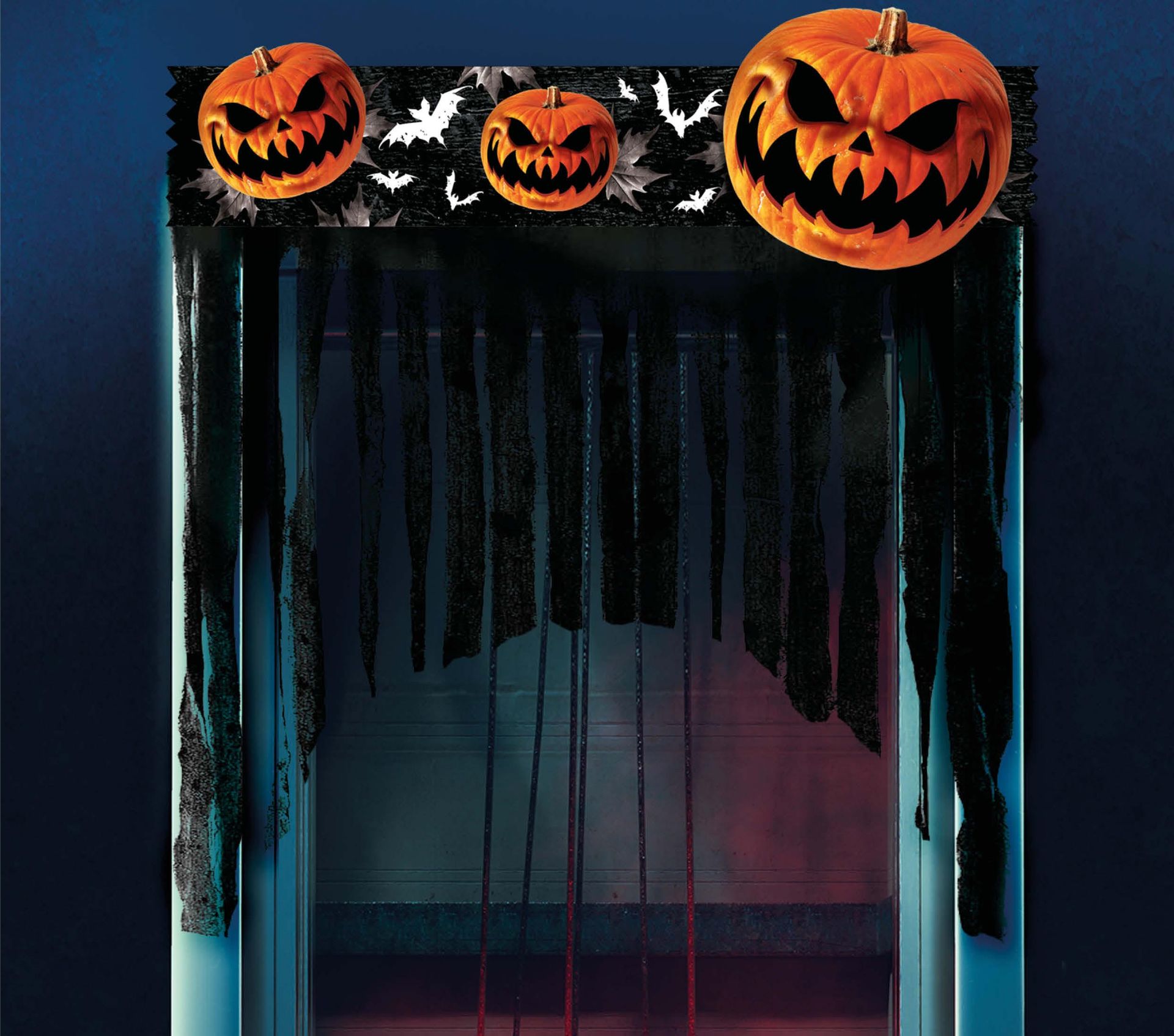 Halloween Pumpkins Deurgordijn