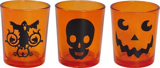 Halloween Shotglaasjes Oranje Pompoen