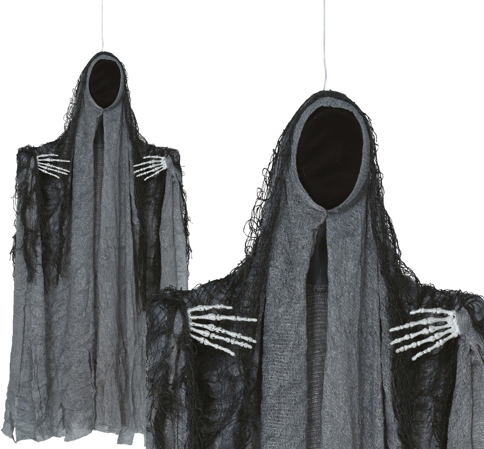 Halloween Skelet Hangende Geest 50cm