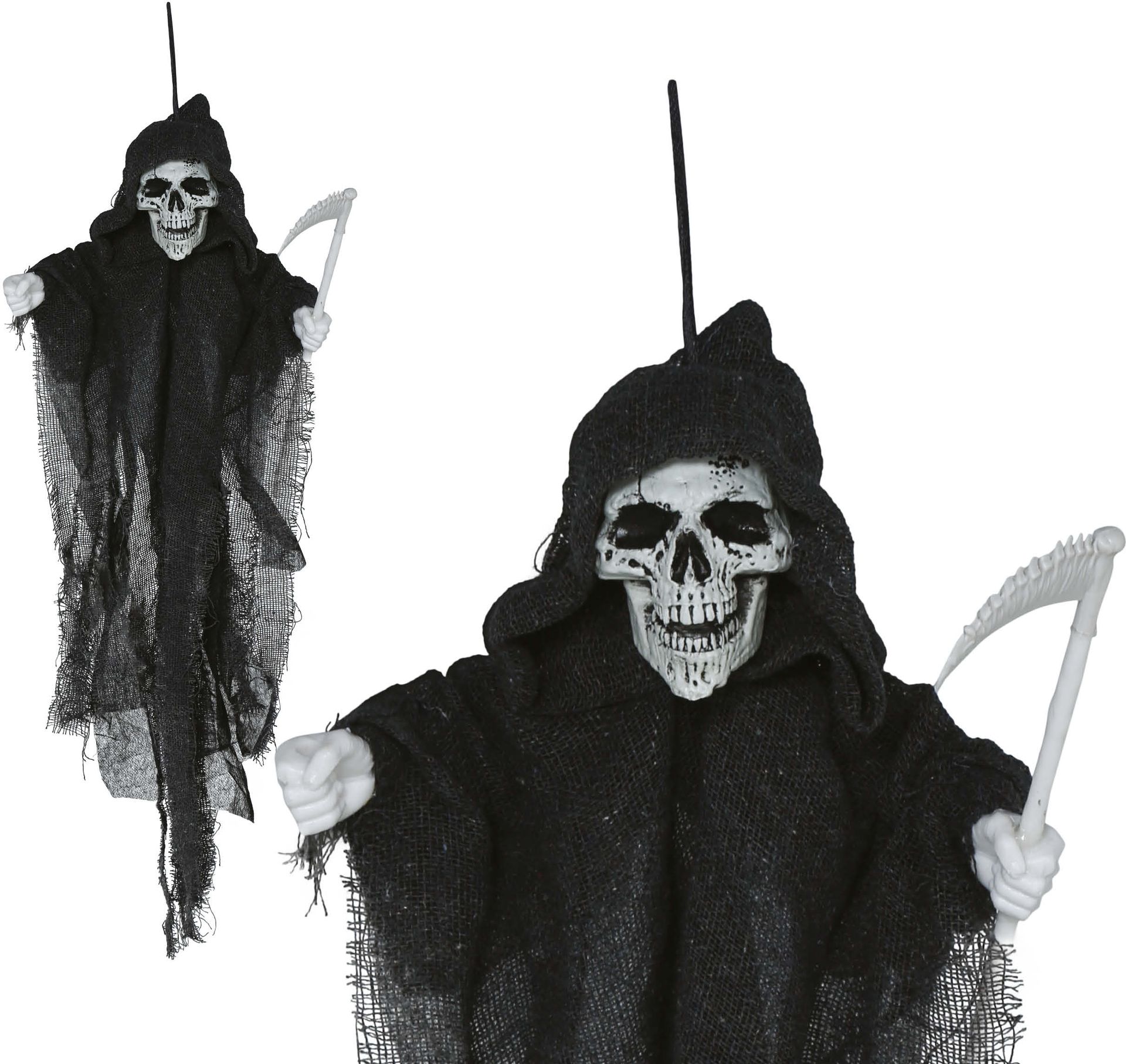 Halloween Skelet Hangende Magerij Hein met Zeis