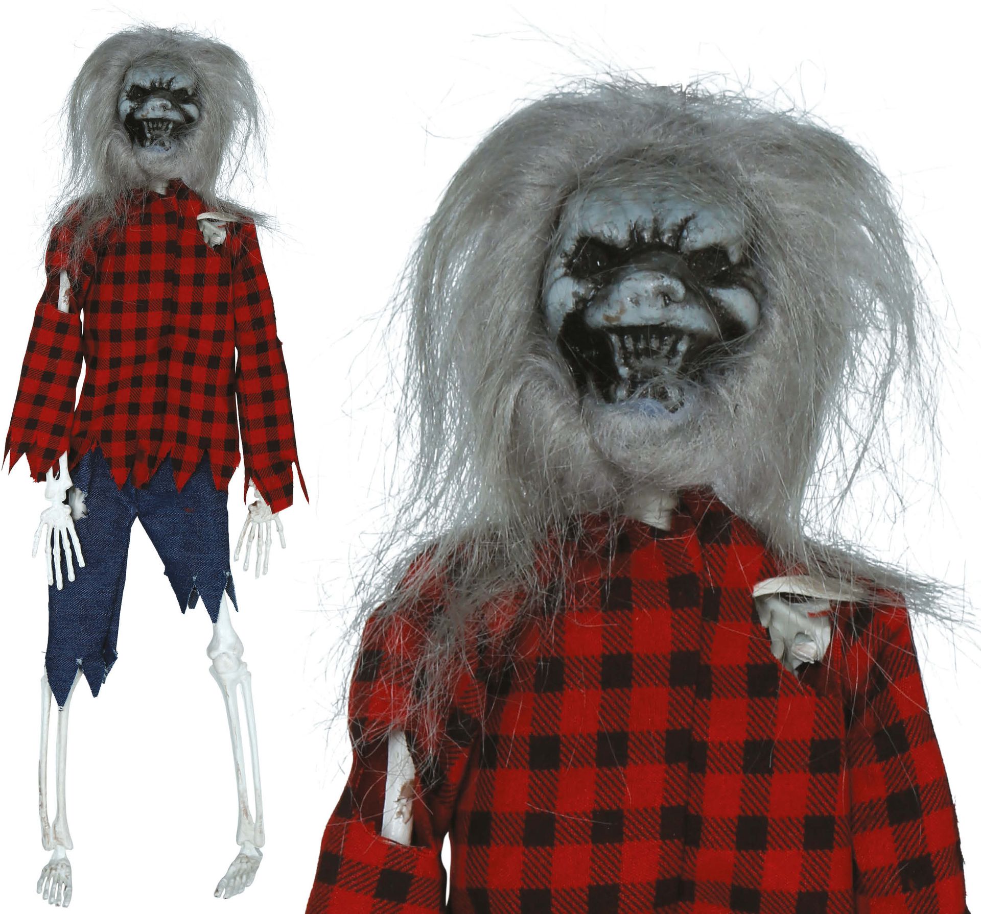 Halloween Skelet Hangende Weerwolf 40cm