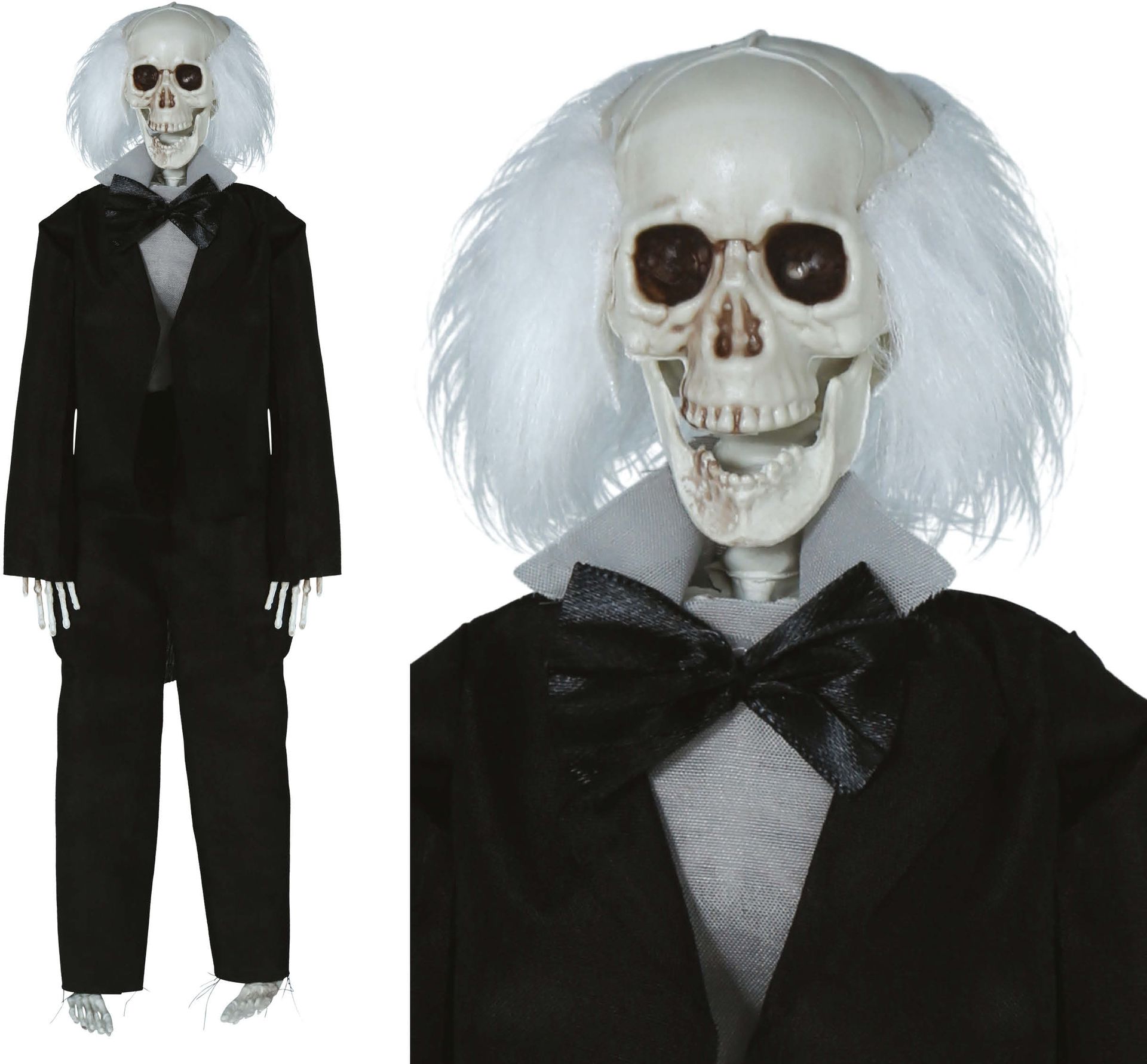 Halloween Skelet Hangende Zwart Pak 40cm