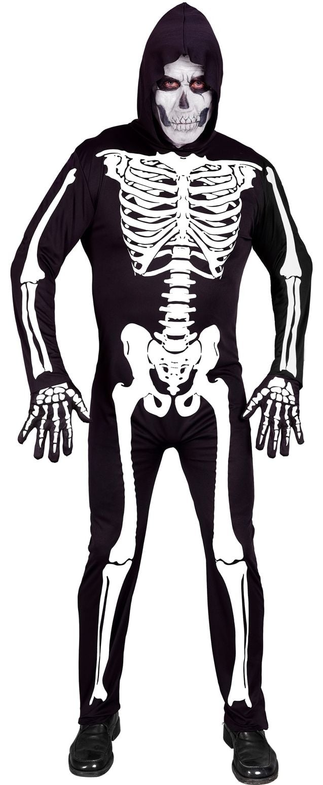 Halloween skelet kostuum heren