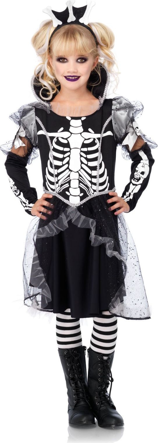 Halloween skeletten jurk